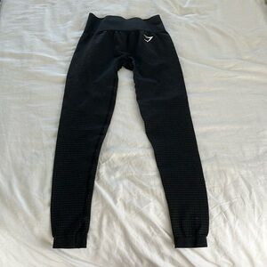 Size XS gymshark black leggings
